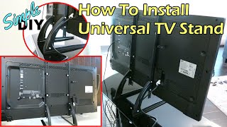 How To Install Universal TV Stand [upl. by Eslehc]