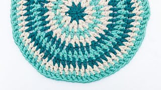 How to Crochet a Quick amp Easy Rug [upl. by Eintruoc382]