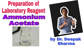 Ammonium acetate as a Laboratory Reagent Preparation [upl. by Harden]