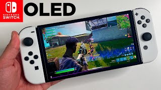 Fortnite OLED Nintendo Switch Gameplay [upl. by Boffa454]