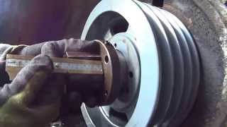 HVAC  Cooling Tower  How To Replace Motor Pully [upl. by Trudey]