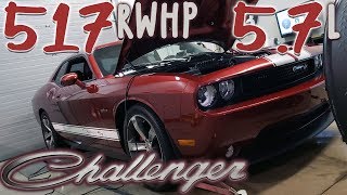 2014 Challenger RT Whipple Supercharger 57L Dyno with Kooks Headers  Brenspeed [upl. by Burman]