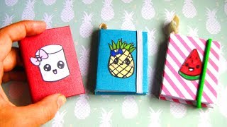 DIY MINI NOTEBOOKS  Makkelijke Kawaii Notitieboekjes How to [upl. by Breger]