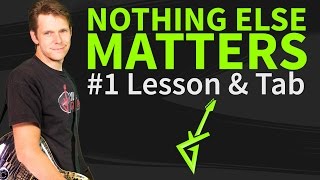 How To Play Nothing Else Matters On Guitar  Metallica Guitar Lesson [upl. by Thorwald]