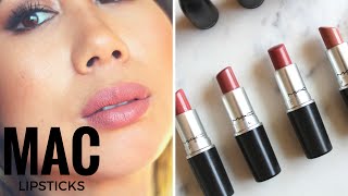 My Top 5 Favourite MAC Lipsticks [upl. by Vander702]