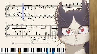 Doukyonin wa Hiza Tokidoki Atama no Ue OP Piano  Unknown World [upl. by Nihsfa]