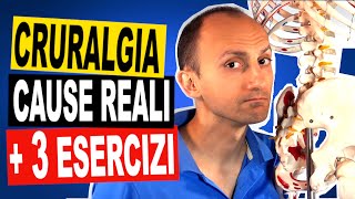 Cruralgia la Causa e 3 Esercizi di Fisioterapia [upl. by Aenitsirhc]