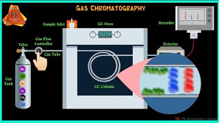 Gas Chromatography  GC Instrumentation  Gas Chromatography Animation  GC [upl. by Silden]