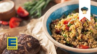 Bulgur Rezept I Tabouleh mit Lammfrikadellen I EDEKA [upl. by Henriette]