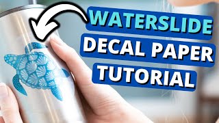 Waterslide Decal Paper Tutorial [upl. by Ahseenak468]