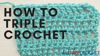 How To Triple Crochet [upl. by Ultun]