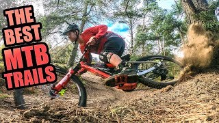 THE BEST MTB TRAILS IN ENGLAND  SURREY HILLS [upl. by Demetre]