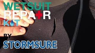 Neoprene Patch Wetsuit Repair in 10 minutes  How To [upl. by Anaet771]