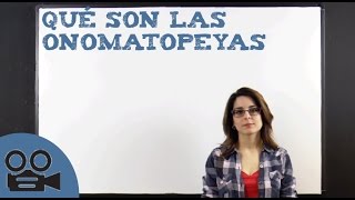 Qué son las onomatopeyas [upl. by Ready515]