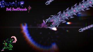 Devourer Of Gods Fight Deathmode Melee  Terraria Calamity [upl. by Ybeloc]