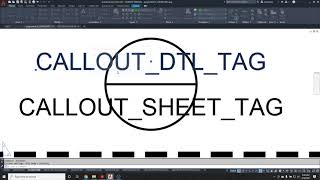 Callout Tags in Autocad [upl. by Seebeck]