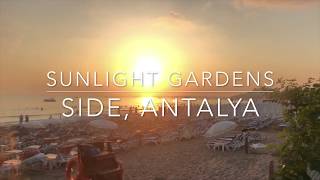 Sunlight Gardens Side Antalya Turkey July 2018 [upl. by Rimaa712]