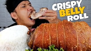 3KGS CRISPY PORK BELLY ROLL MUKBANG  PUTOK BATOK  Mukbang Philippines [upl. by Bonni]