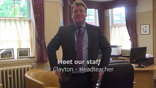 Meet our Staff  Mr Clayton Headteacher  Redhill School Stourbridge [upl. by Joanna]