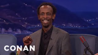 Barkhad Abdi On The Ubiquity Of quotIm The Captain Nowquot  CONAN on TBS [upl. by Otreblif]