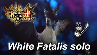 MH4U White Fatalis solo  122256 [upl. by Nert980]