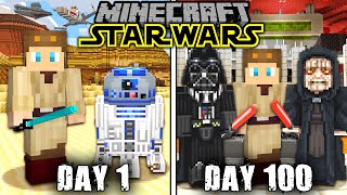 I Survived 100 Days in Minecraft STAR WARS [upl. by Salamanca]