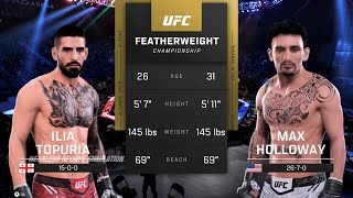 UFC 308 Ilia Topuria vs Max Holloway Full Fight [upl. by Jordans451]