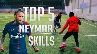 TOP 5 Neymar Skill Moves  Football Skills [upl. by Notsag]