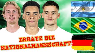 Nationalmannschaften an den Gesichtern der Fußballer erraten  Fußball Quiz 2024 [upl. by Hunt918]