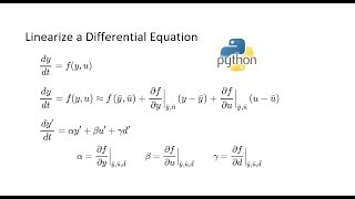 Linearize a Differential Equation [upl. by Ades]