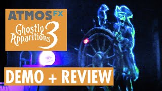 AtmosFX Ghostly Apparitions 3 Halloween Decoration Complete Demo and Review [upl. by Anibor]