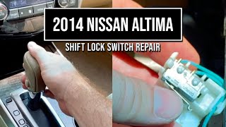 Nissan Stuck in Park Shift Lock Repair [upl. by Ibed]