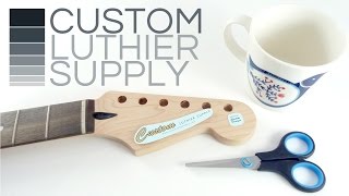 How To Apply Waterslide Guitar Headstock Decals [upl. by Faina113]