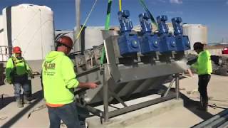 Sludge Dewatering with Trident MD Press [upl. by Nyvrem]