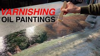 How to VARNISH an Oil Painting  My TOP 5 TIPS [upl. by Erwin292]