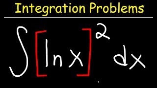 Integral of lnx2 [upl. by Minetta]