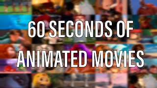 60 Seconds of Animated Movies [upl. by Salman]