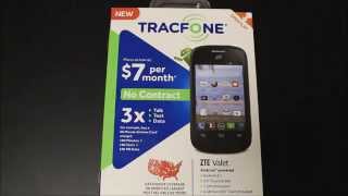 Tracfone ZTE Valet Unboxing and Overview [upl. by Suivatram856]