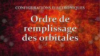 32 Ordre de remplissage des orbitales [upl. by Yeorgi100]