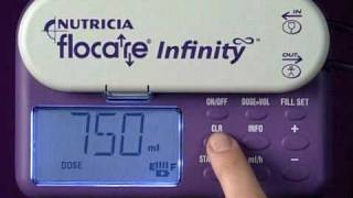 Flocare Infinity Enteral Feeding Pump  Programming [upl. by Faulkner]