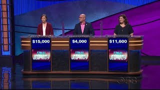 Jeopardy  First Regular Tiebreaker [upl. by Narok252]