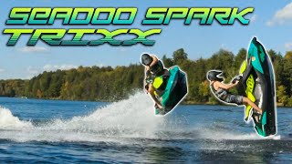 Ripping the SeaDoo Spark Trixx Whips Jumps Wheelies amp More No Music [upl. by Eskil]