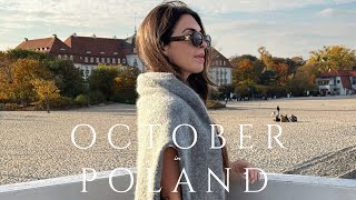 OCTOBER IN POLAND GDANSK SOPOT VLOG  Alessandra Rosa [upl. by Aridnere133]