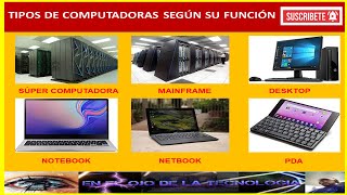 TIPOS DE COMPUTADORAS DE ESCRITORIO Y PORTATILES [upl. by Goldina]