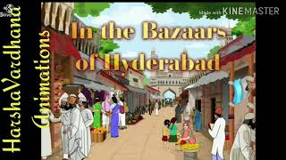 In the bazaars of Hyderabad  SelfAnimated MHVanimations [upl. by Leunam]