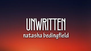 Natasha Bedingfield  Unwritten Lyrics [upl. by Hesketh]