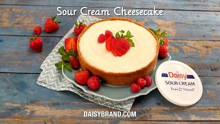 Sour Cream Cheesecake [upl. by Siuqram]