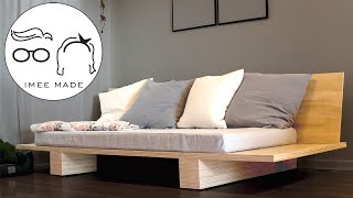 Simple DIY Lounge Sofa Made With Plywood and Twin Size Mattress [upl. by Yuhas558]