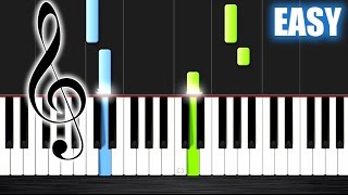 Scarborough Fair  EASY Piano Tutorial by PlutaX [upl. by Anailli640]