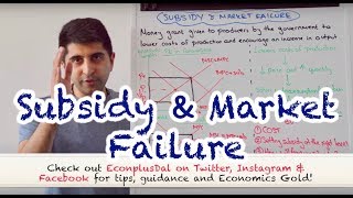 Y1 30 Subsidy and Market Failure [upl. by Niarda]